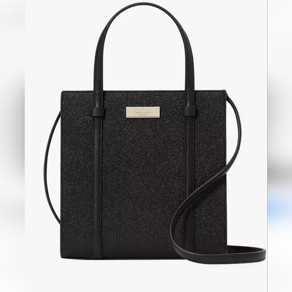 Kate Spade Kenzie Small Glitter Tote Limited Edition NWT